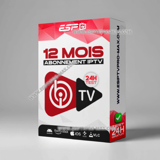 Abonnement ibo player pro 12 mois